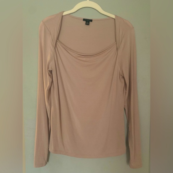 Ann Taylor Tops - Ann Taylor Elegant Beige Women's Top